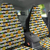 Striped Apricot Print Pattern Car Seat Covers-grizzshop