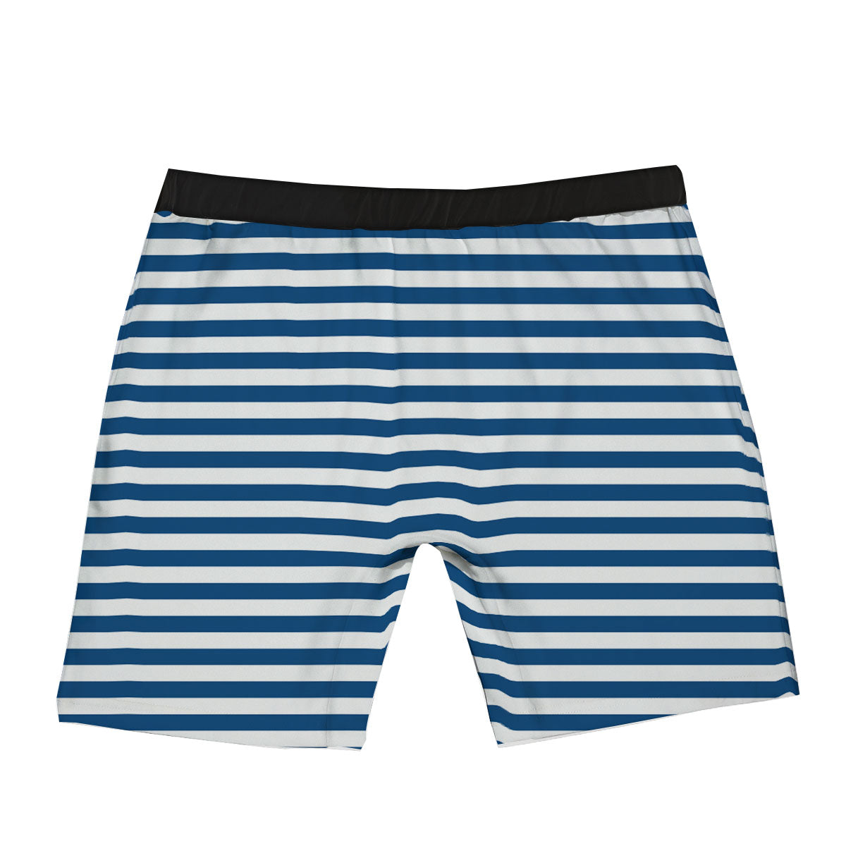 Striped Blue Print Pattern Boxer Briefs-grizzshop