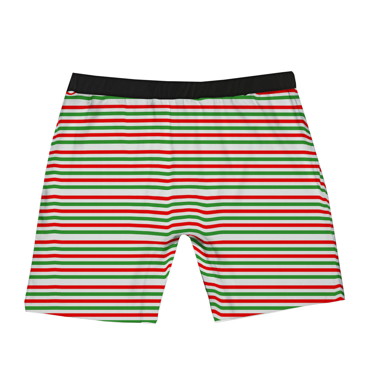 Striped Candy Cane Print Pattern Boxer Briefs-grizzshop
