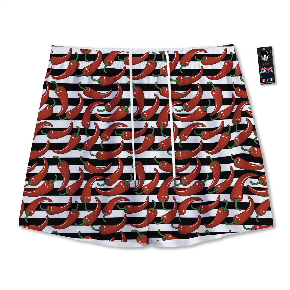 St. Patrick's Day Cute Print Pattern Mesh Shorts