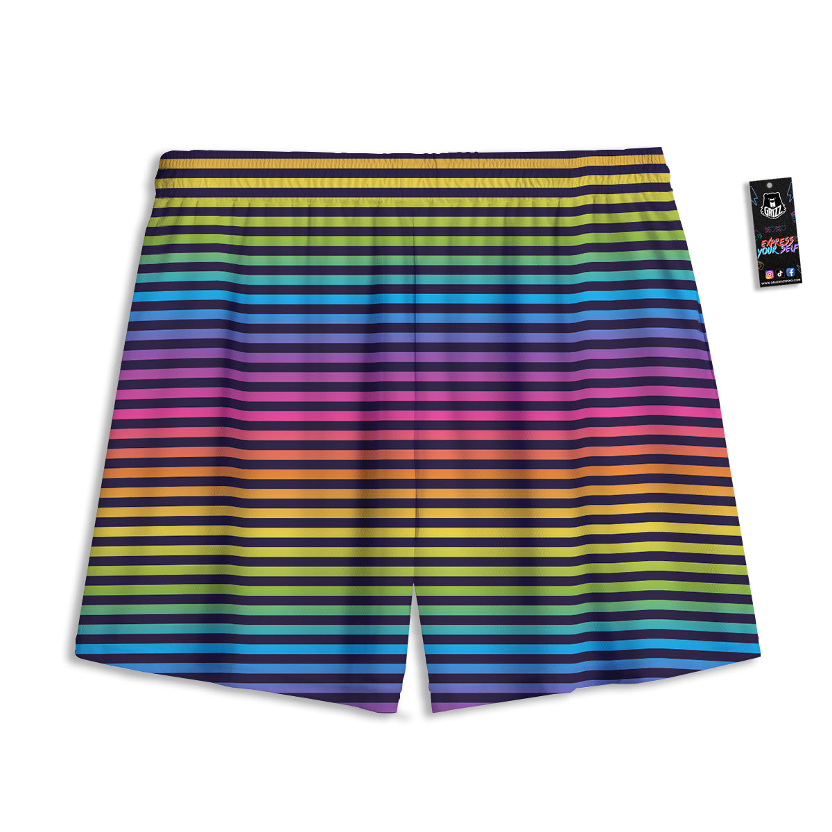 Taurus Cute Cartoon Print Pattern Mesh Shorts