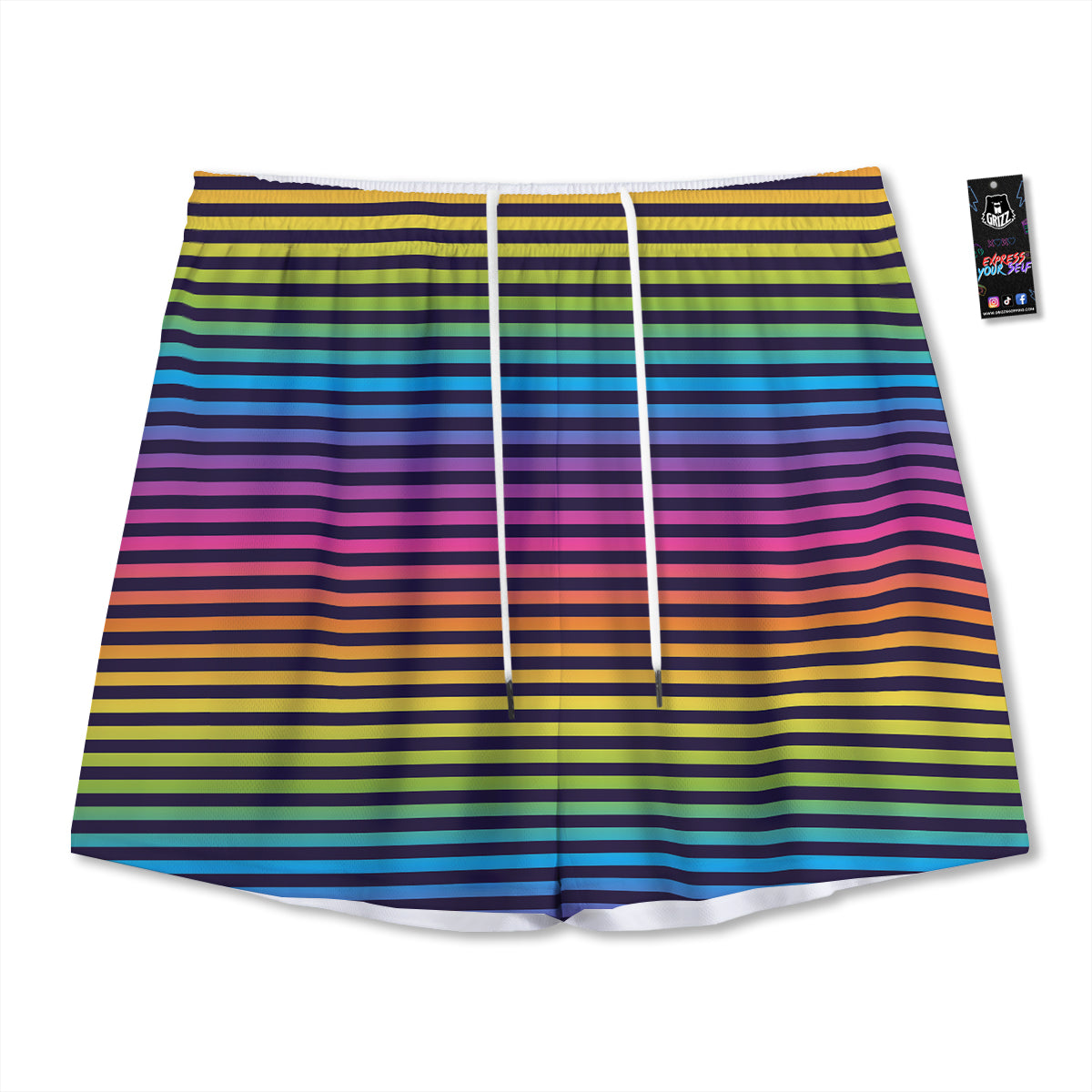 Taurus Cute Cartoon Print Pattern Mesh Shorts