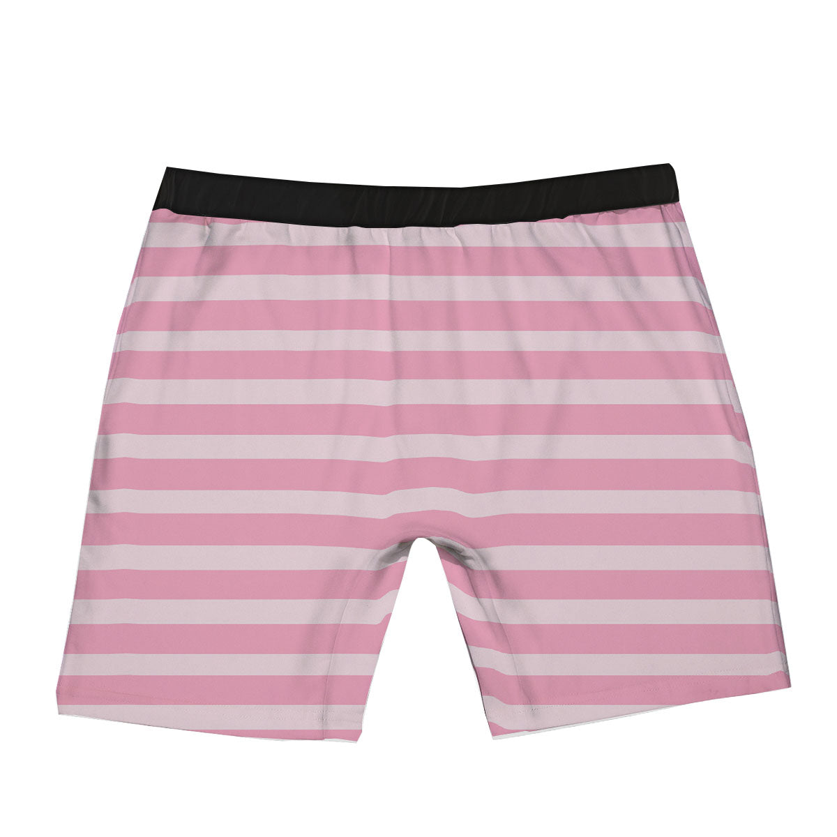 Striped Pink Print Pattern Boxer Briefs-grizzshop