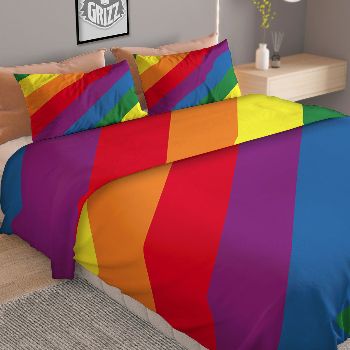 Sweet Gummy Print Pattern Duvet Cover Bedding Set