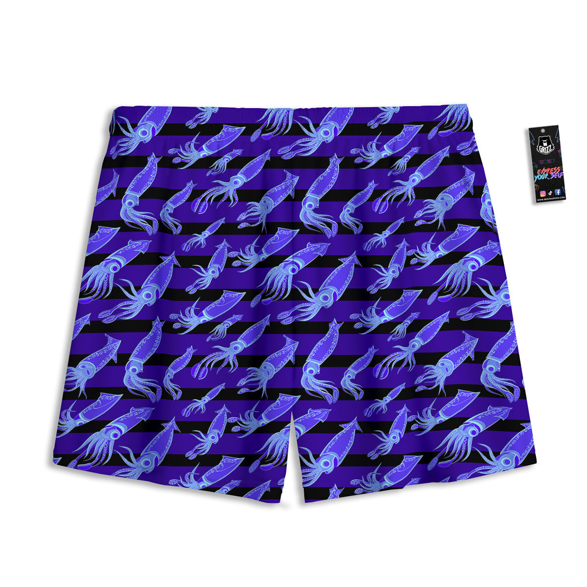 Taurus Sign Black And Gold Print Mesh Shorts