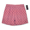 Striped USA Patriotic Print Pattern Men's Running Shorts-grizzshop