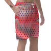 Striped USA Patriotic Print Pattern Men's Shorts-grizzshop