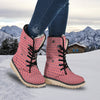 Striped USA Patriotic Print Pattern Snow Boots-grizzshop