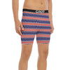 Striped USA Print Pattern Boxer Briefs-grizzshop