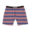 Striped USA Print Pattern Boxer Briefs-grizzshop