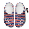 Striped USA Print Pattern Clog-grizzshop