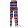 Striped USA Print Pattern Pajama Pants-grizzshop