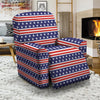 Striped USA Print Pattern Recliner Slipcover-grizzshop