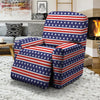 Striped USA Print Pattern Recliner Slipcover-grizzshop