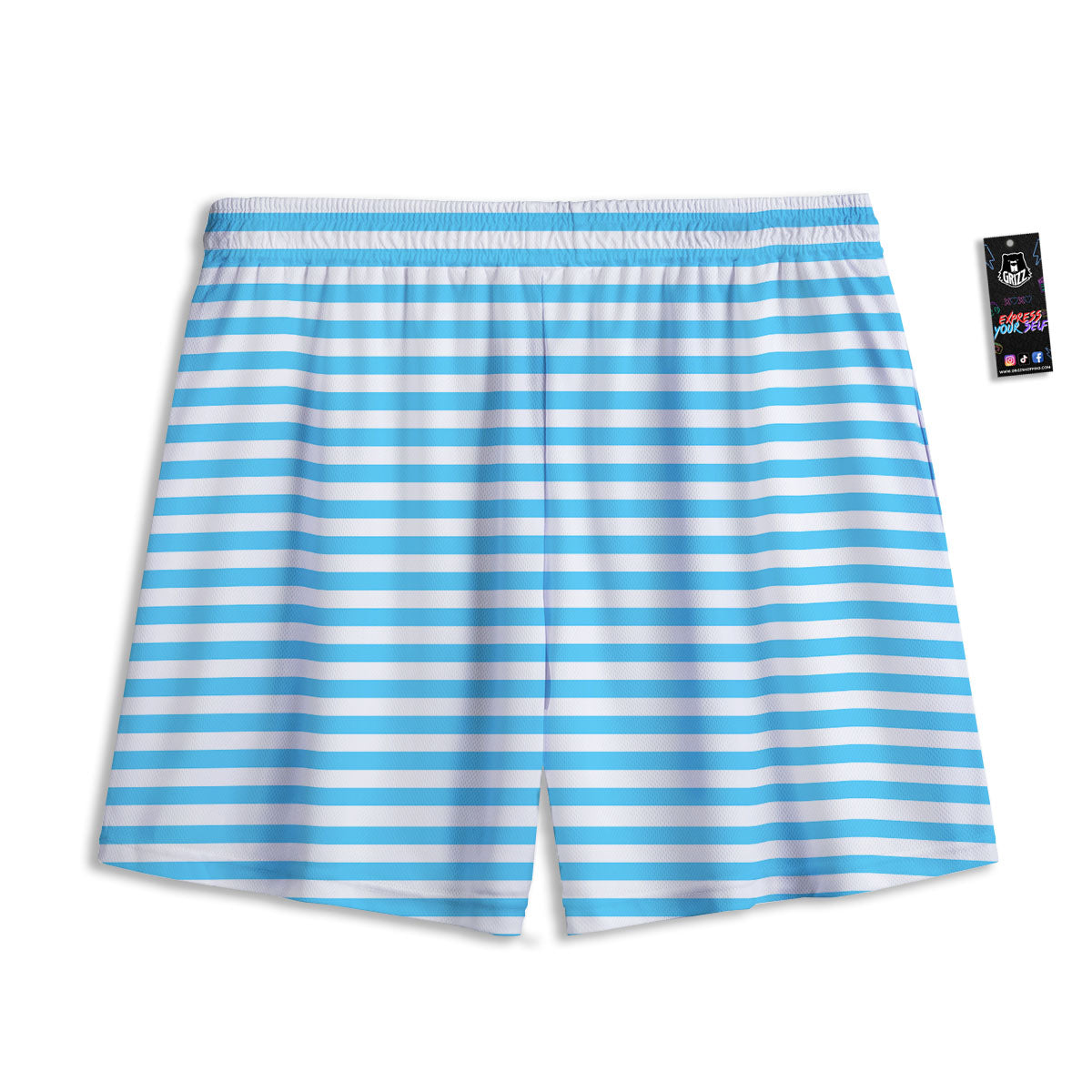 Soccer Ball Green Print Pattern Mesh Shorts