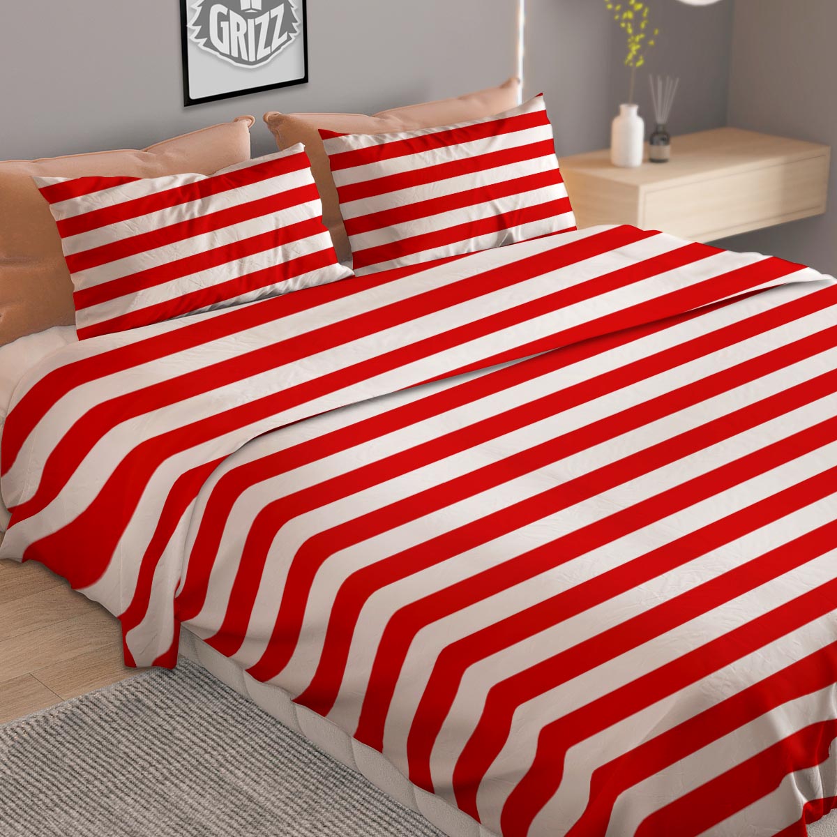 Symbol Viking Norse Runes Print Duvet Cover Bedding Set