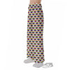 Striped White Heart On LGBT Pride Print Pattern Pajama Pants-grizzshop