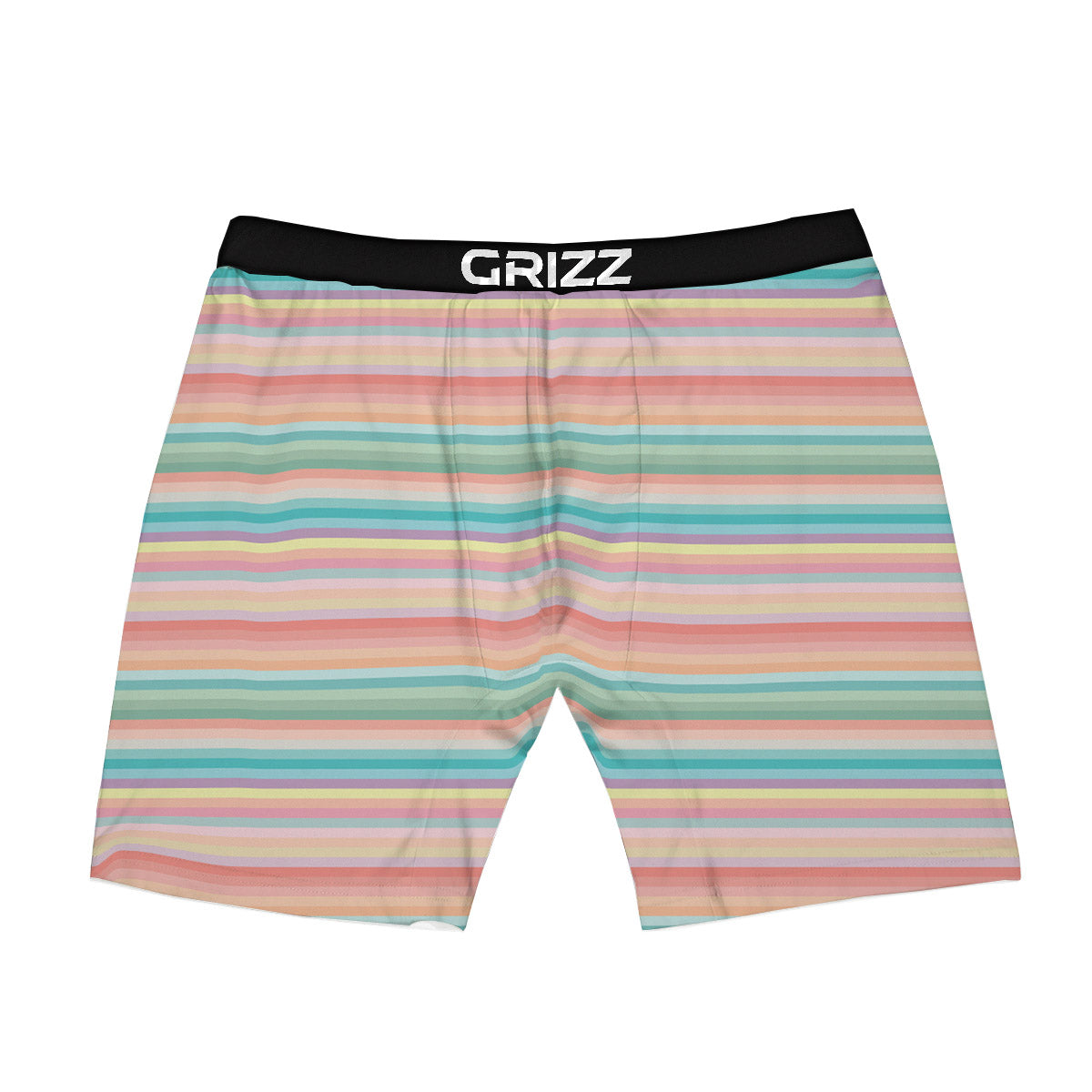 Striped Colorful Print Pattern Boxer Briefs