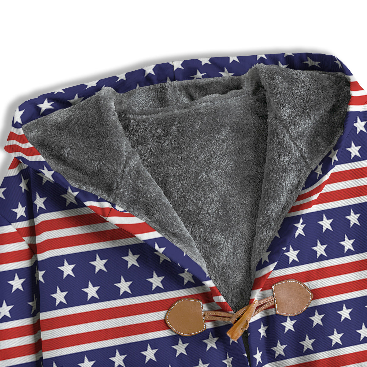 Striped USA Print Pattern Men's Windbreaker Jacket-grizzshop