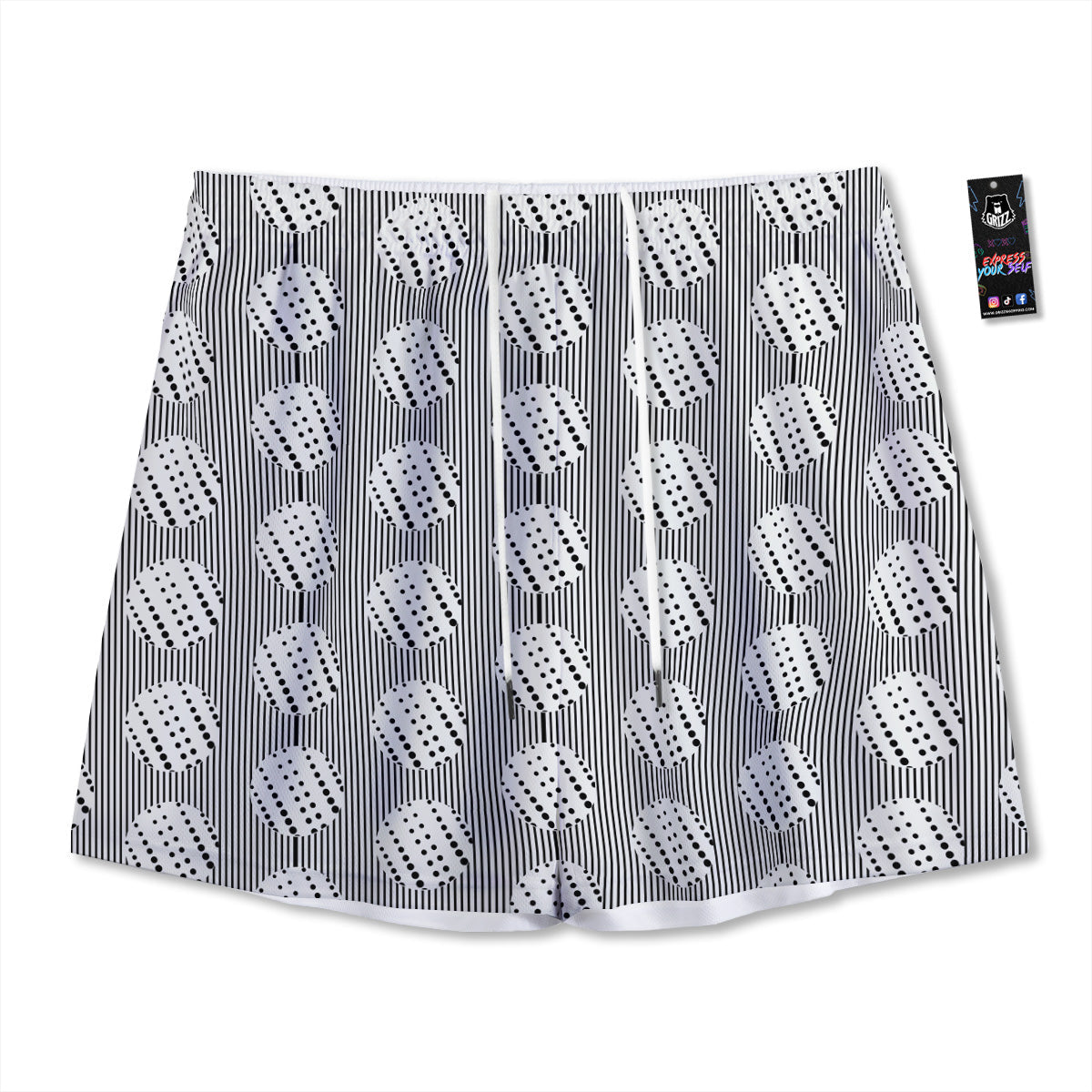 Terrier Yorkshire Cute Print Pattern Mesh Shorts