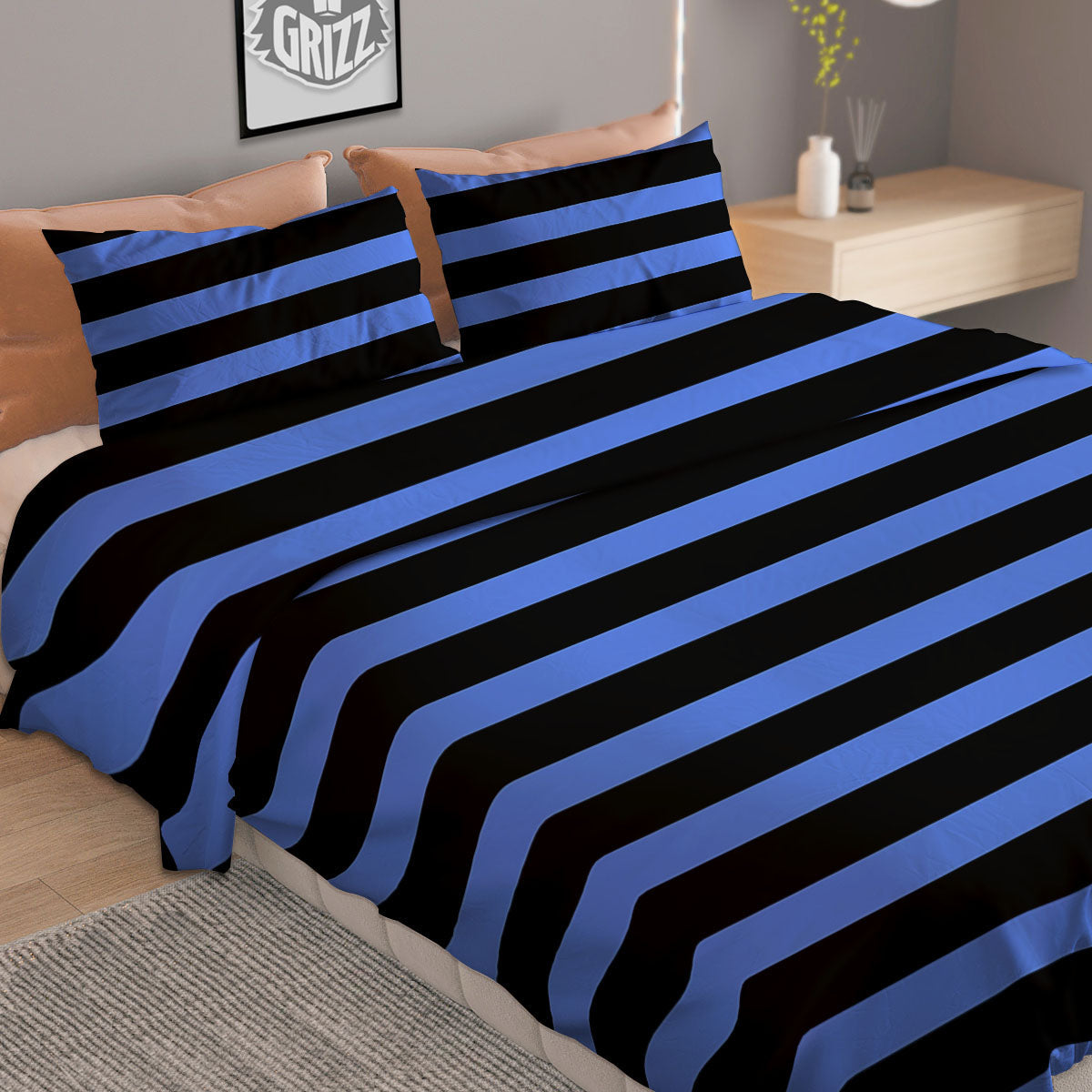 Soccer Ball Grunge Print Pattern Duvet Cover Bedding Set