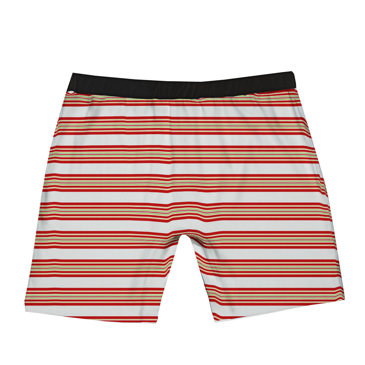 Stripes Merry Christmas Print Pattern Boxer Briefs-grizzshop