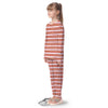 Stripes Merry Christmas Print Pattern Kid's Pajamas-grizzshop