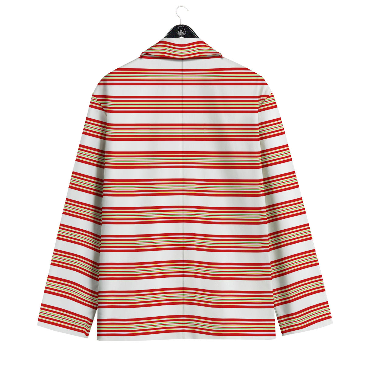 Stripes Merry Christmas Print Pattern Men's Sport Coat-grizzshop