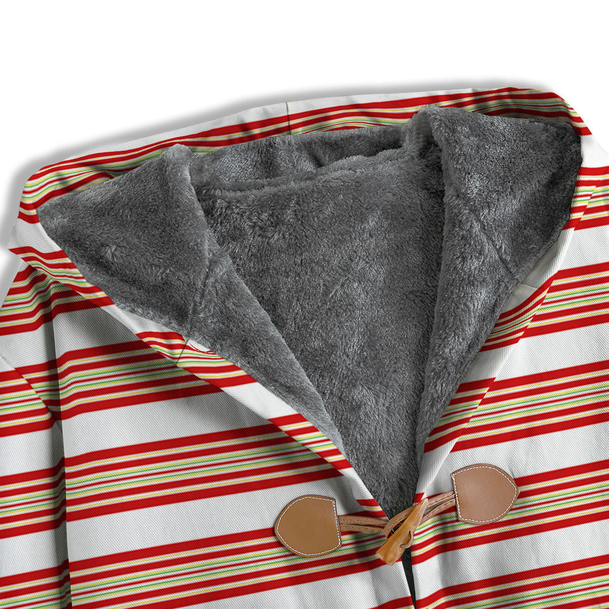 Stripes Merry Christmas Print Pattern Men's Windbreaker Jacket-grizzshop