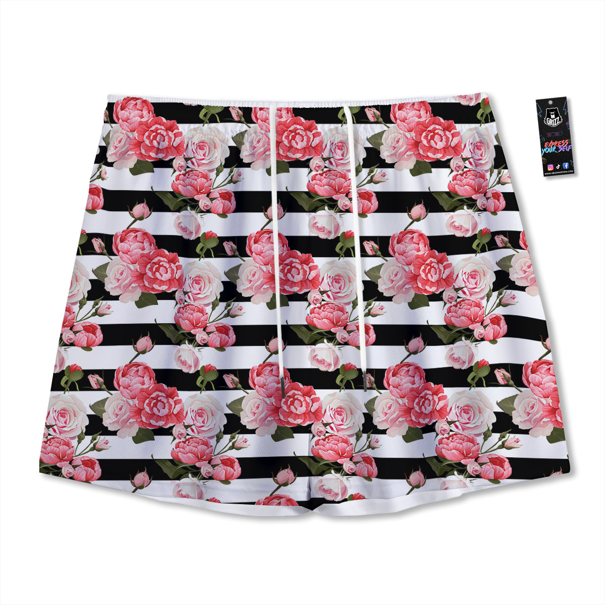 Star Cute Print Pattern Mesh Shorts