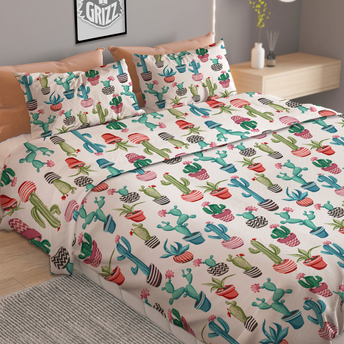 Space And Earth Print Duvet Cover Bedding Set