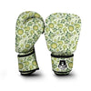 Succulent Green Print Pattern Boxing Gloves-grizzshop