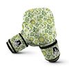 Succulent Green Print Pattern Boxing Gloves-grizzshop