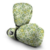 Succulent Green Print Pattern Boxing Gloves-grizzshop