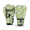 Succulent Green Print Pattern Boxing Gloves-grizzshop