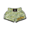 Succulent Green Print Pattern Muay Thai Boxing Shorts-grizzshop