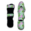 Succulent Pink And Green Print Pattern Muay Thai Shin Guards-grizzshop