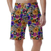 Sugar Skull Flower Men's Shorts-grizzshop