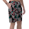 Sugar Skull Men's Shorts-grizzshop