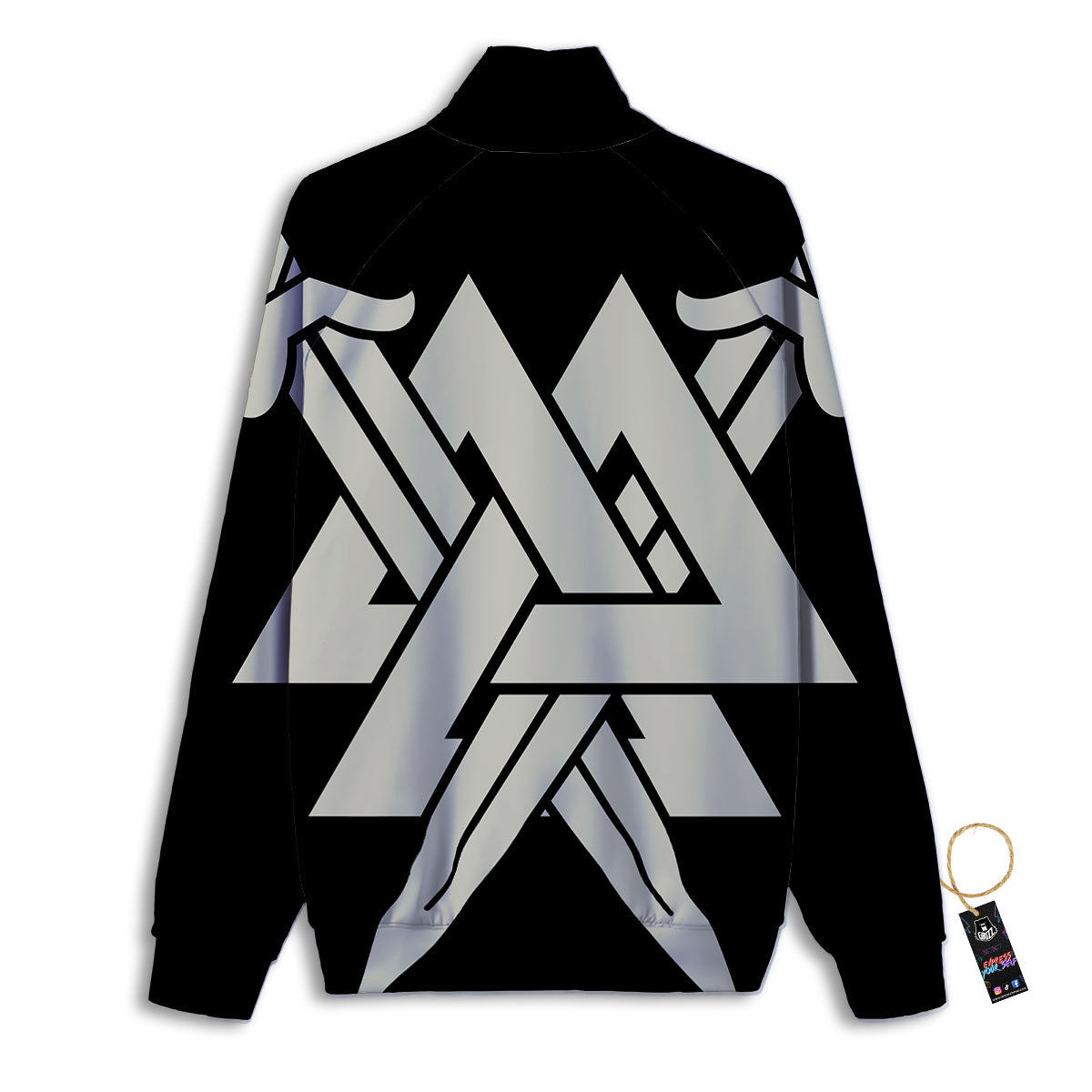 Sugar Skull Pink Print Pattern Track Jacket-grizzshop