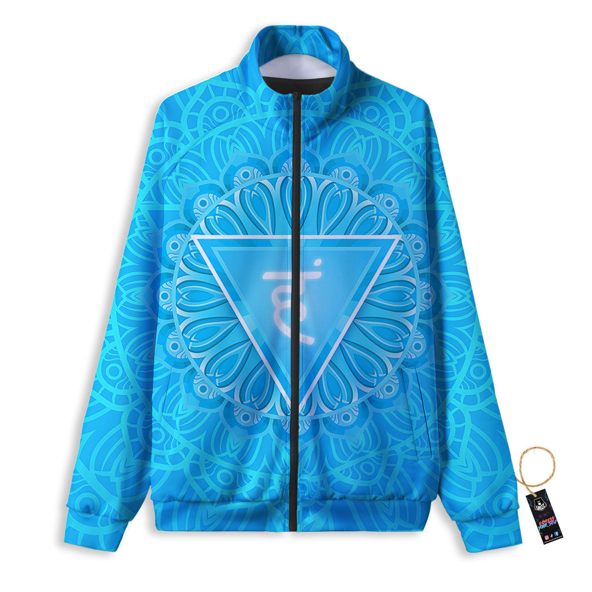 Sugar Skull Rose Flower Print Pattern Track Jacket-grizzshop