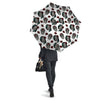 Sugar Skull White Floral Print Pattern Umbrella-grizzshop