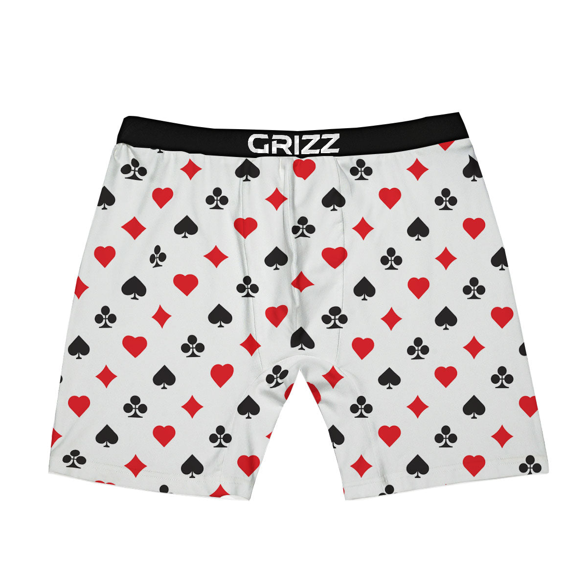 Suits Playing Card Print Pattern Boxer Briefs-grizzshop
