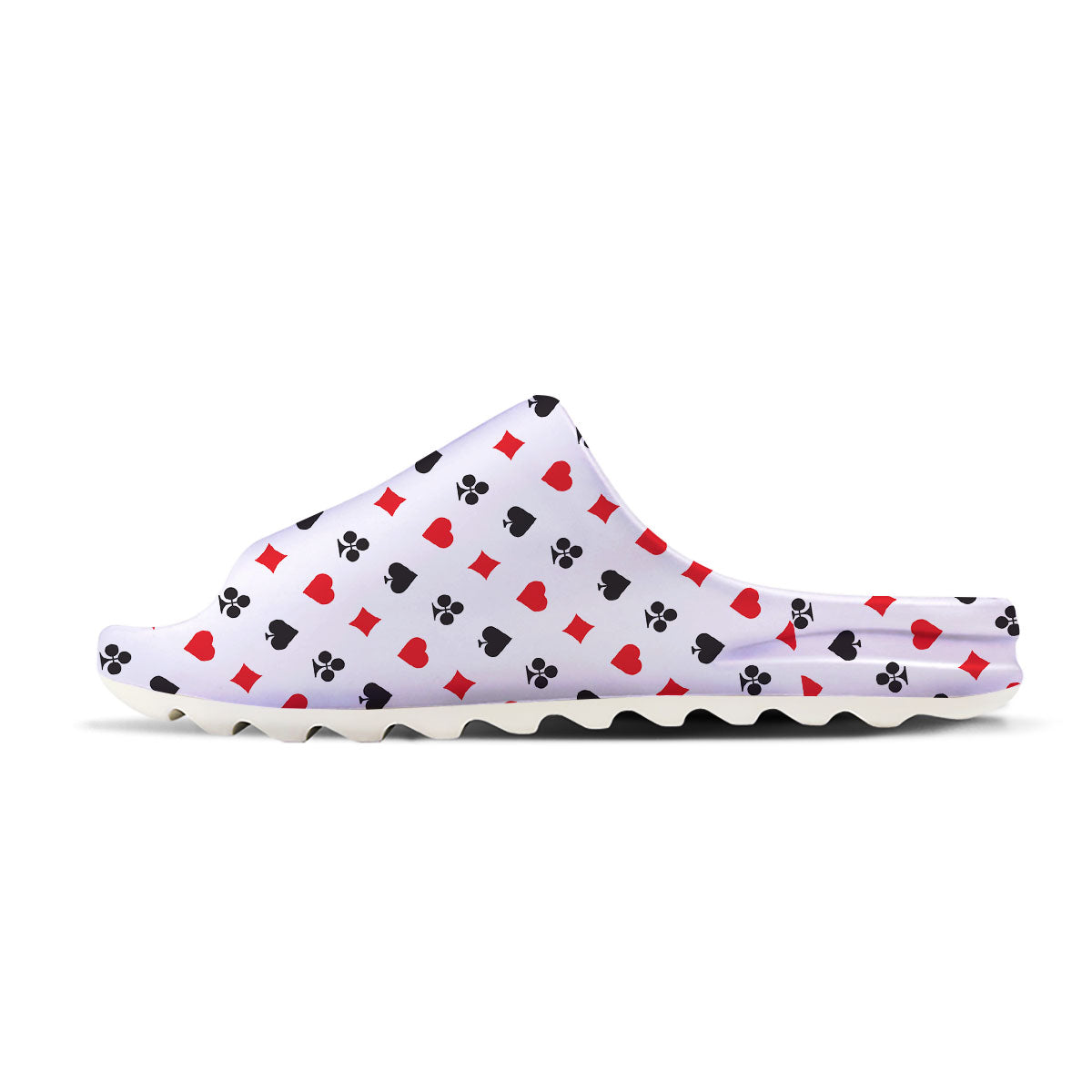 Suits Playing Card Print Pattern Sandals-grizzshop