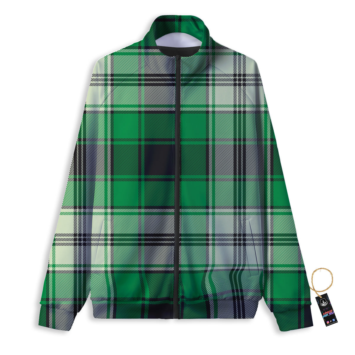 Suits Playing Card Print Pattern Track Jacket-grizzshop