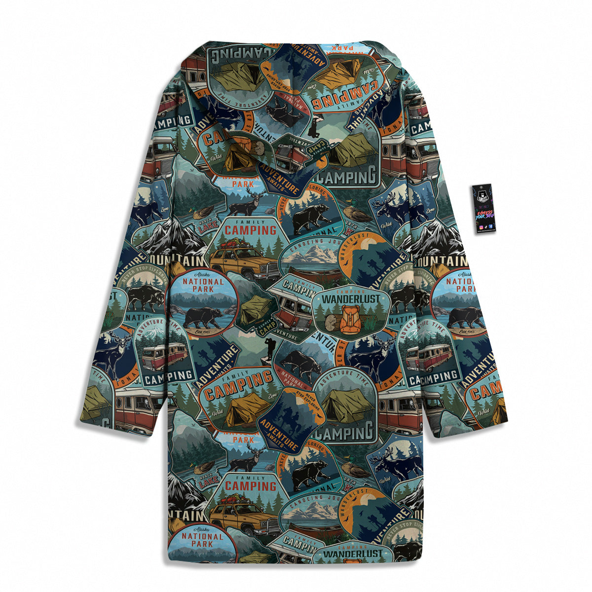 Summer Camping And National Park Print Pattern Men's Windbreaker Jacket-grizzshop