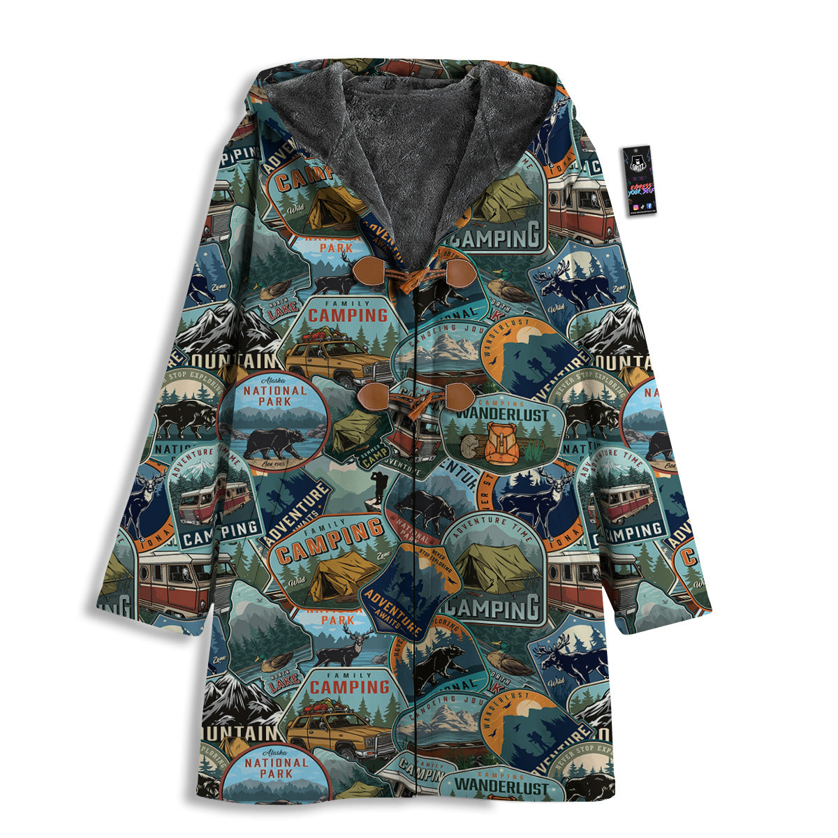 Summer Camping And National Park Print Pattern Men's Windbreaker Jacket-grizzshop