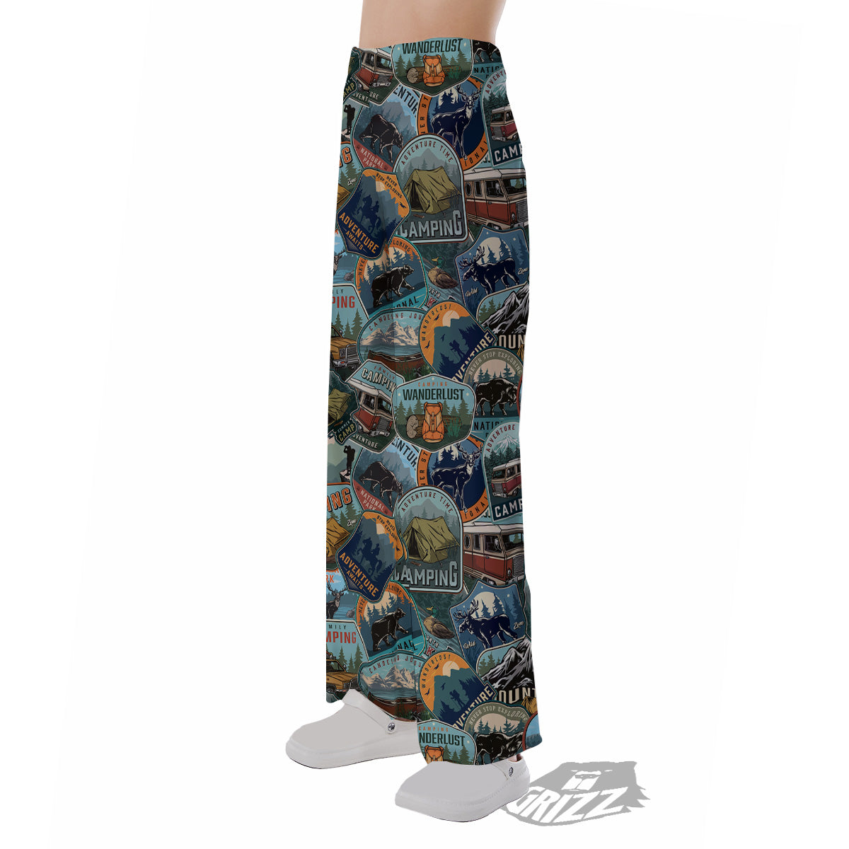 Summer Camping And National Park Print Pattern Pajama Pants-grizzshop