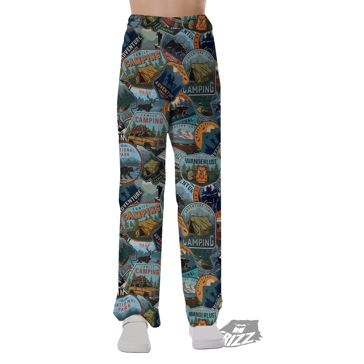 Summer Camping And National Park Print Pattern Pajama Pants-grizzshop
