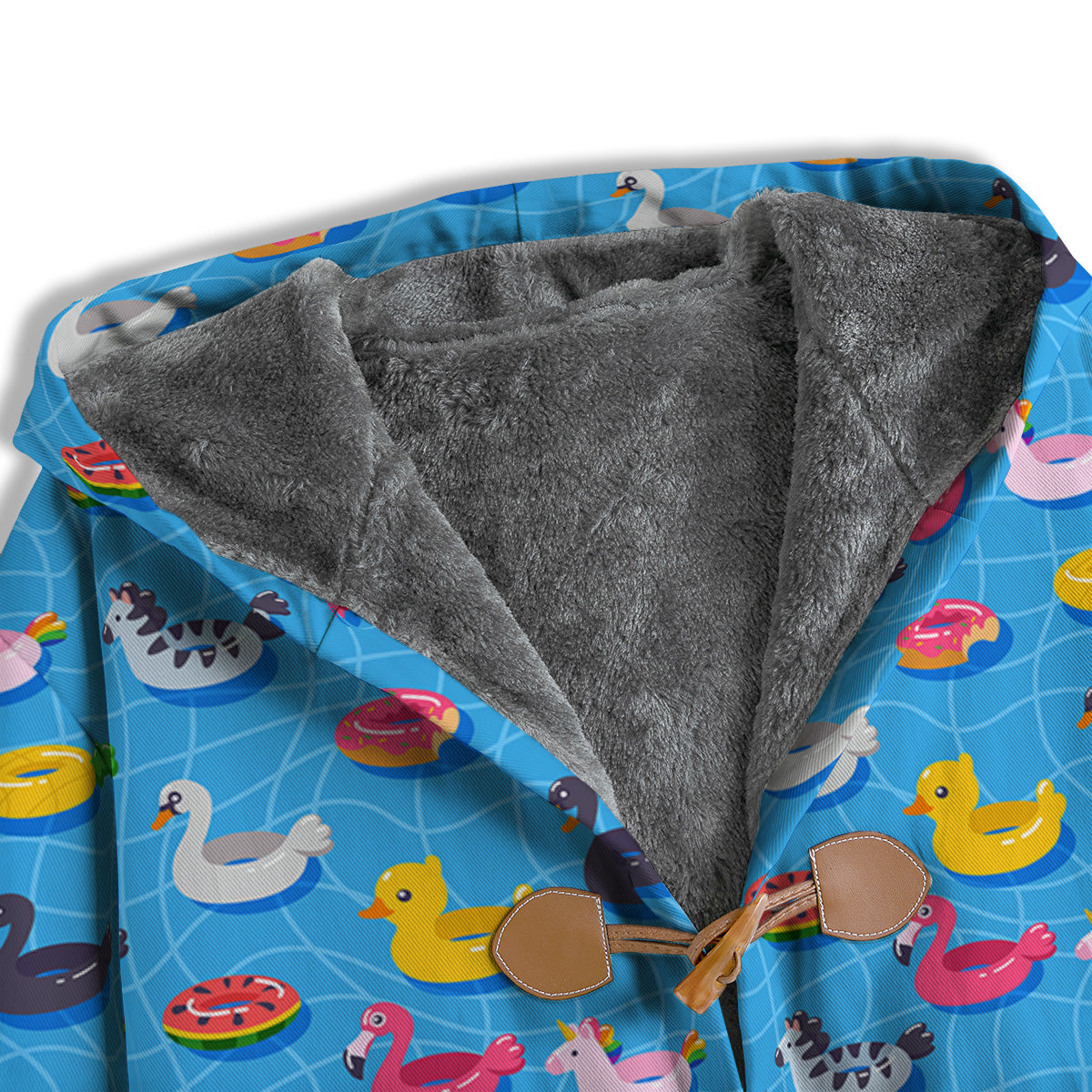 Summer Floats Ring Print Pattern Men's Windbreaker Jacket-grizzshop